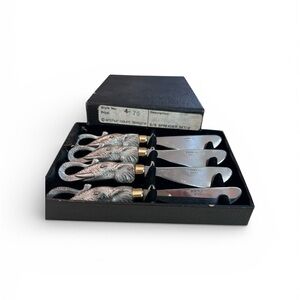 Arthur Court Elephant Handle Stainless Steel Spreaders